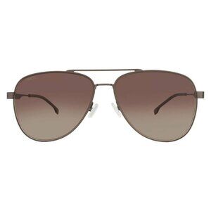 New Hugo Boss Brown Gradient Pilot Men's Sunglasses BOSS 1641/S 0R80/HA 60  Men